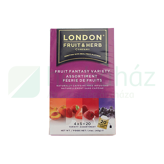 LONDON GYÜMÖLCS FANTÁZIA KOFFEINMENTES TEA 20DB