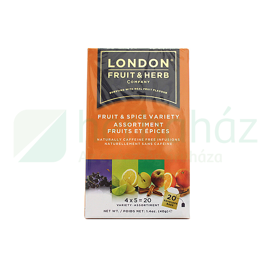 LONDON GYÜMÖLCS FŰSZERES KOFFEINMENTES TEA 20DB