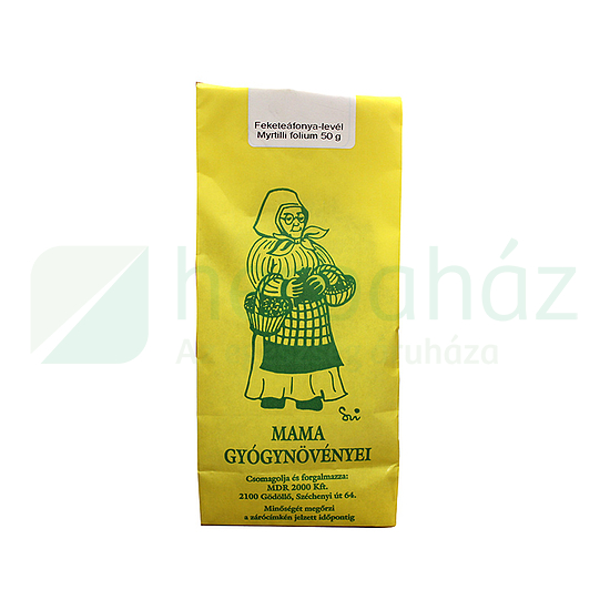 MAMA TEA FEKETE ÁFONYALEVÉL SZÁLAS /* 50G