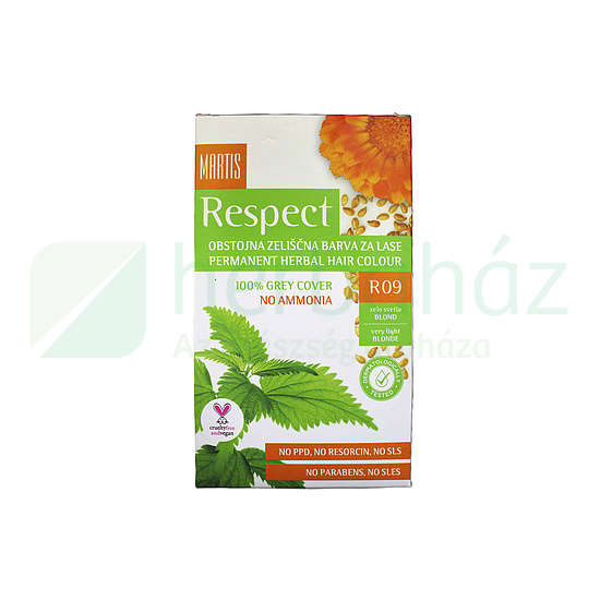 MARTIS RESPECT R09 NAGYON VILÁGOS SZŐKE HAJFESTÉK 135ML