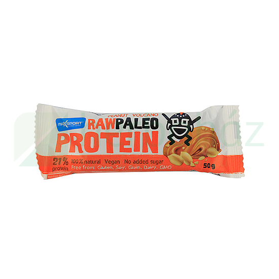 MAXSPORT PALEO PROTEINSZELET MOGYORÓVAJJAL ÉS VULKANIKUS SÓVAL 50G