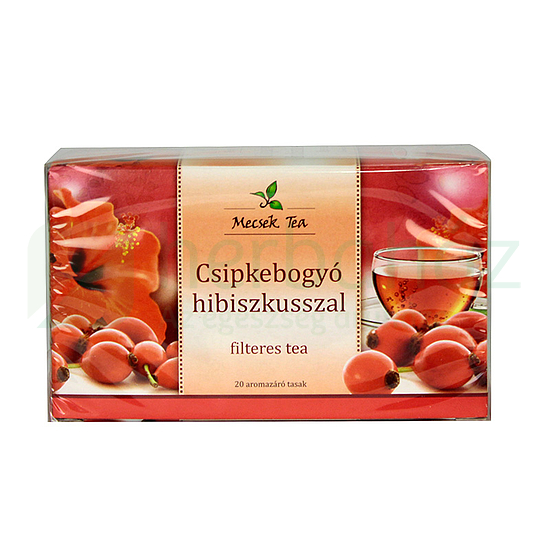 MECSEK TEA CSIPKEBOGYÓ HIBISZKUSSZAL FILTERES 20DB