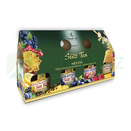 MECSEK TEA SÜLT TEA MÉZZEL ZÖLD DÍSZDOBOZBAN 4DB