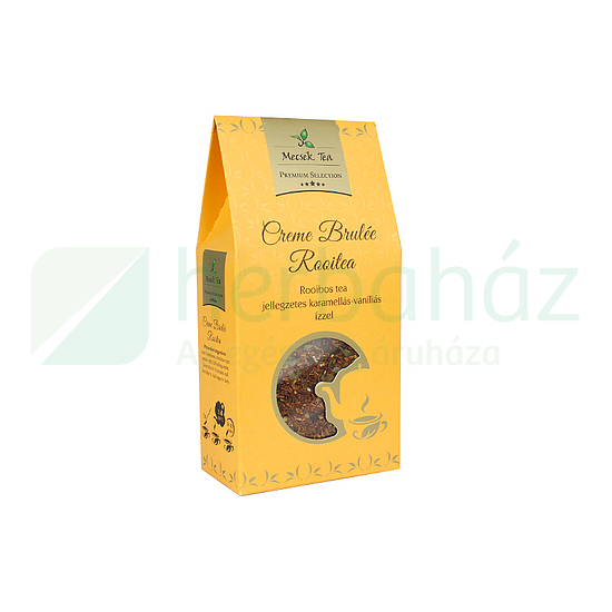 MECSEK TEA SZÁLAS CREME BRULÉE ROOITEA - ROOIBOS TEA JELLEGZETES KARAMELLÁS-VANÍLIÁS ÍZZEL 80G