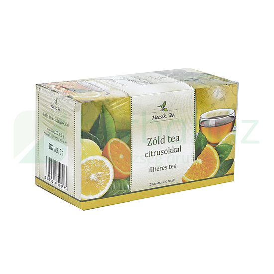 MECSEK ZÖLD TEA CITRUSOKKAL 20DB