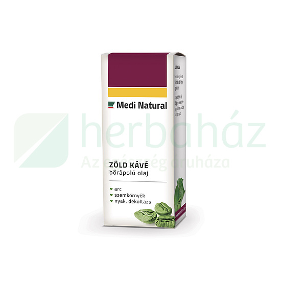 MediNatural Zöld kávé bőrápoló olaj 20ml - Vitamin Oázis web