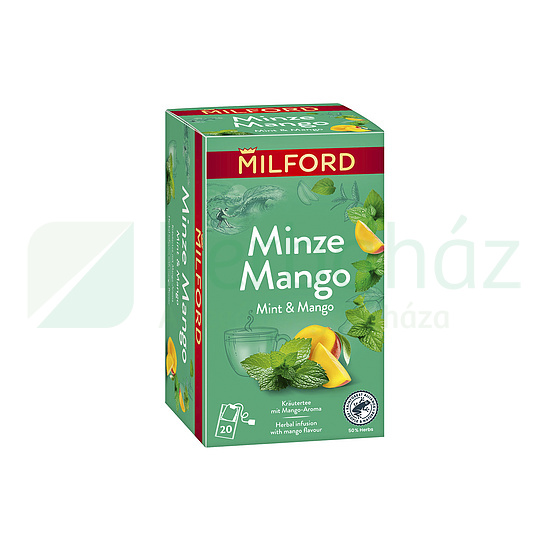 MILFORD GYÓGYNÖVÉNYES TEA BORSMENTA-MANGÓ FILTERES 20DB