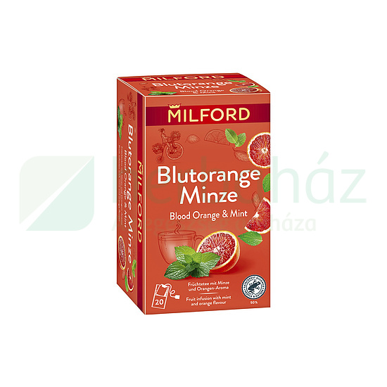 MILFORD GYÜMÖLCSTEA VÉRNARANCS-BORSMENTA FILTERES 20DB