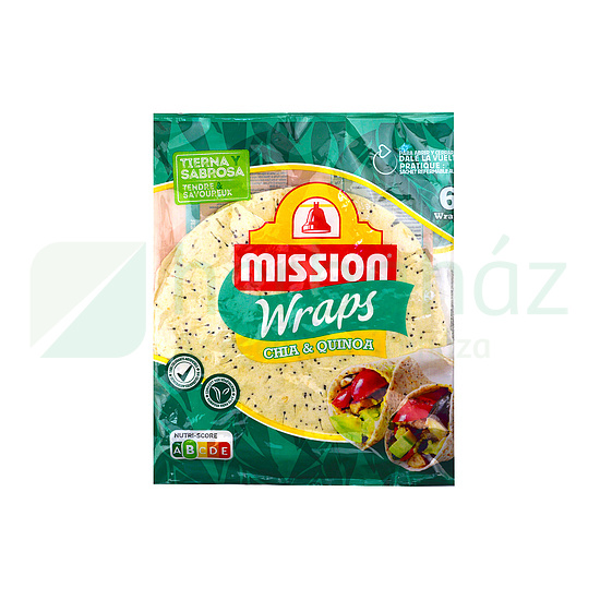 MISSION CHIA-QUINOA TORTILLA WRAP 370G