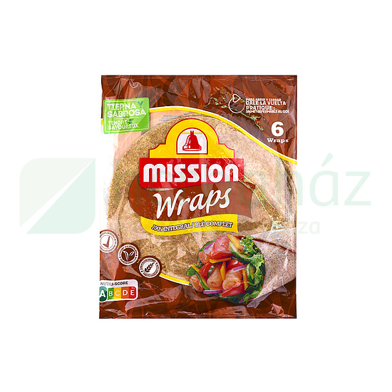 MISSION TELJES KIŐRLÉSŰ TORTILLA WRAP 370G