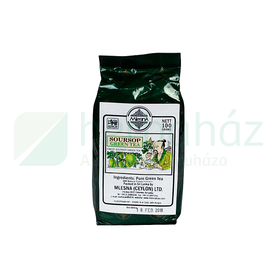 MLESNA ZÖLD TEA SZÁLAS SOURSOP 100G