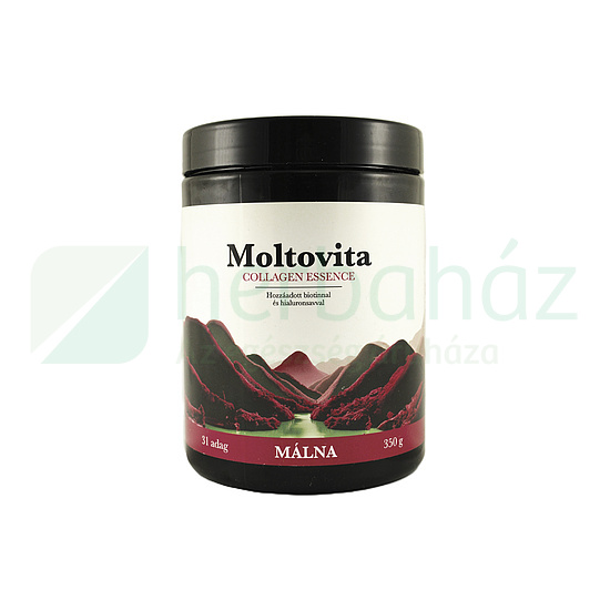 MOLTOVITA COLLAGEN ESSENCE HOZZÁADOTT BIOTINNAL ÉS HIALURONSAVVAL MÁLNA ÍZBEN 350G