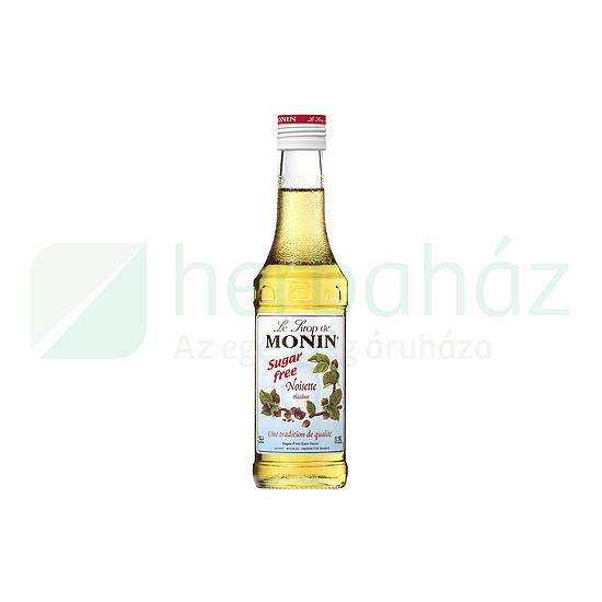 MONIN SZIRUP CUKORMENTES MOGYORÓ 250ML