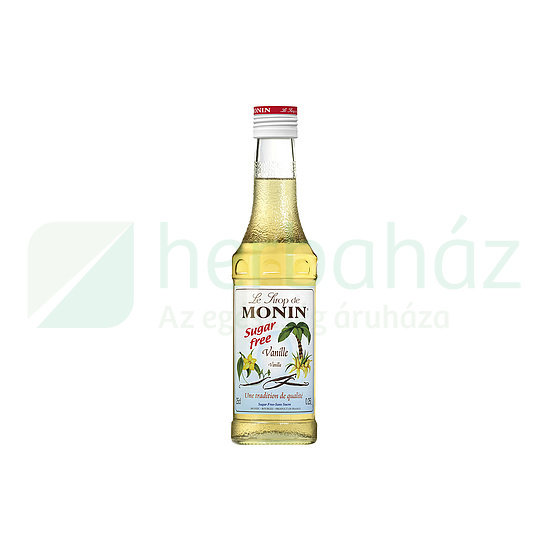 MONIN SZIRUP CUKORMENTES VANÍLIA 250ML