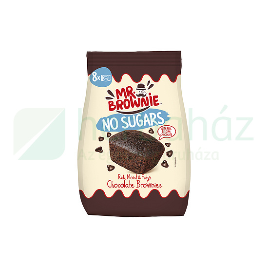 MR. BROWNIE NO SUGAR CSOKOLÁDÉ DARABOS BROWNIES 200G