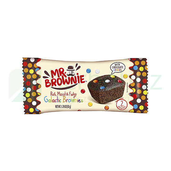 MR. BROWNIE TEJCSOKOLÁDÉS DRAZSÉS BROWNIES 50G