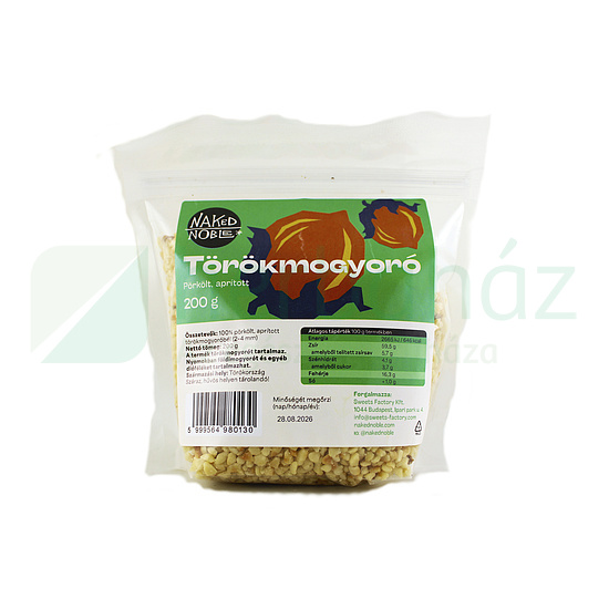 NAKED NOBLE TÖRÖKMOGYORÓ - PÖRKÖLT, APRÍTOTT 200G