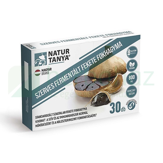 NATUR TANYA FERMENTÁLT FEKETE FOKHAGYMA 800MG 30DB