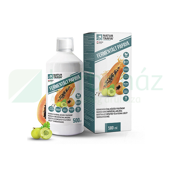 NATUR TANYA FERMENTÁLT PAPAYA KONCENTRÁTUM AMLÁVAL 500ML