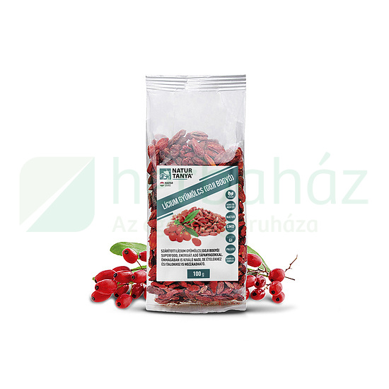 NATUR TANYA GOJI BOGYÓ (LÍCIUM GYÜMÖLCS-LYCIUM BARBARUM) 100G
