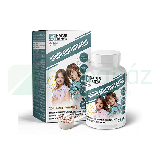 NATUR TANYA JUNIOR MULTIVITAMIN POR 3-12 ÉVES KORIG 44G