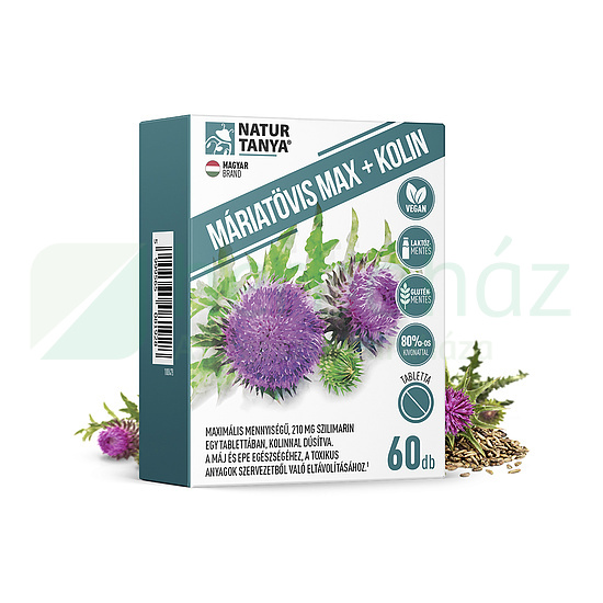 NATUR TANYA MÁRIATÖVIS MAX + KOLIN TABLETTA 60DB