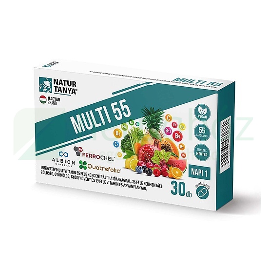 NATUR TANYA MULTI 55  FERMENTÁLT MULTIVITAMIN 30DB