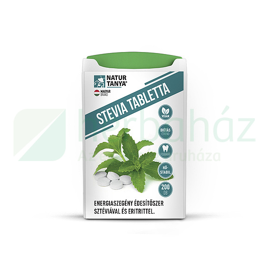 NATUR TANYA STEVIA TABLETTA 200 DB