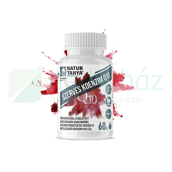 NATUR TANYA SZERVES KOENZIM Q10 - FERMENTÁLT NÖVÉNYI COQ10 (UBIKINON) TABLETTA 60DB