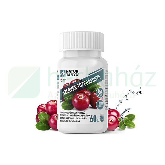 NATUR TANYA SZERVES TŐZEGÁFONYA TABLETTA 60DB
