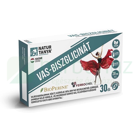 NATUR TANYA VAS-BISZGLICINÁT BIOPERINNEL 30DB