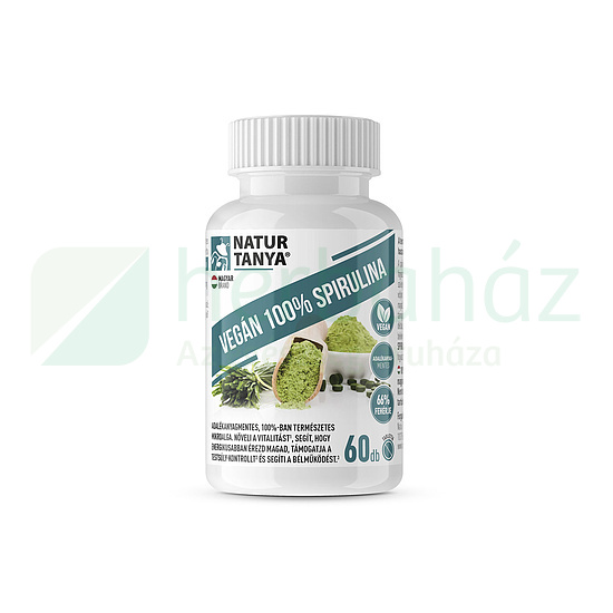 NATUR TANYA VEGÁN 100% SPIRULINA 500MG 60DB