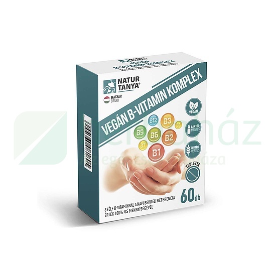 NATUR TANYA VEGÁN B-VITAMIN KOMPLEX 60DB