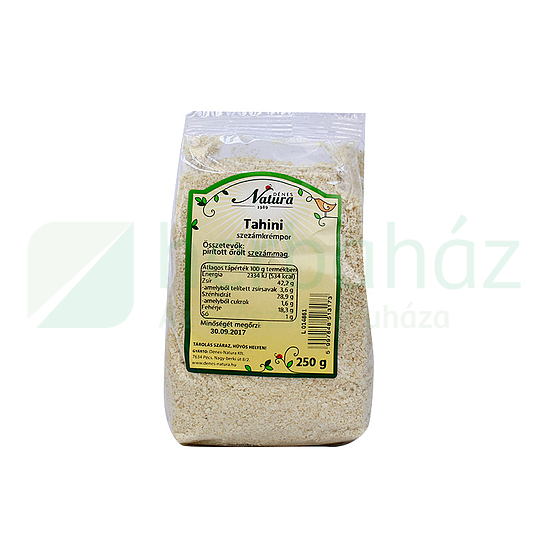 DÉNES NATURA TAHINI SZEZÁMKRÉMPOR 250G