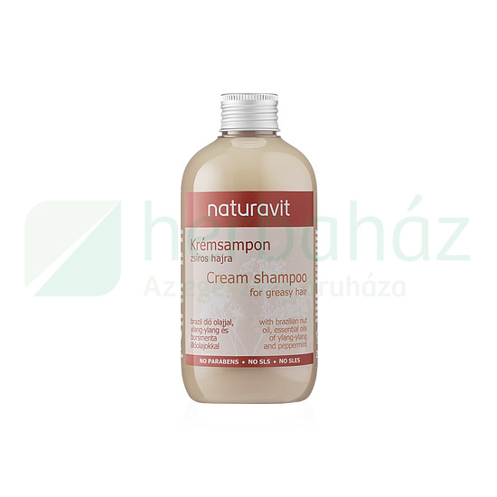 NATURAVIT KRÉMSAMPON ZSÍROS HAJRA 250ML