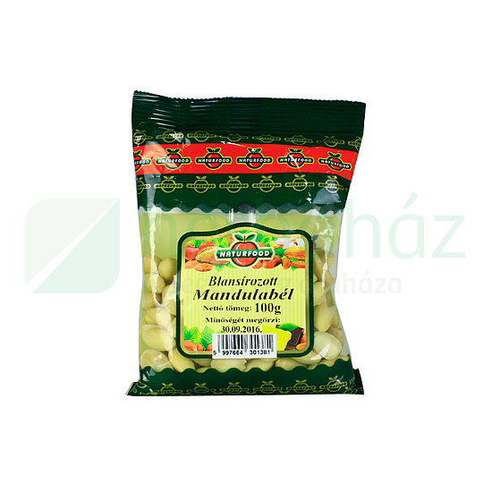 NATURFOOD BLANSÍROZOTT MANDULABÉL 100G