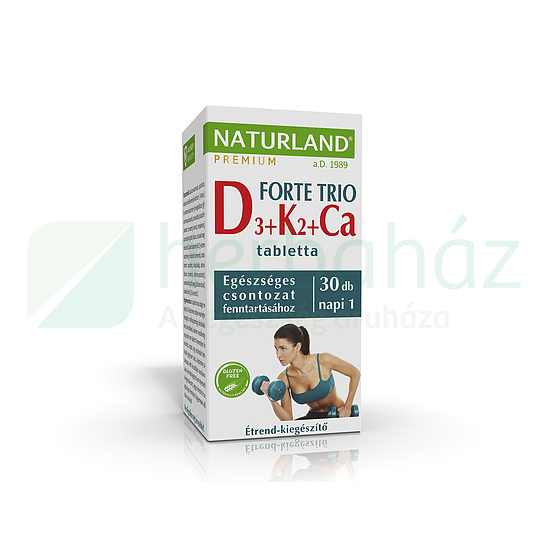 NATURLAND D3+K2+CA FORTE TRIO TABLETTA 30DB