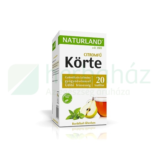 NATURLAND GYÜMÖLCSTEA KÖRTE CITROMFŰ TEA 2X20G