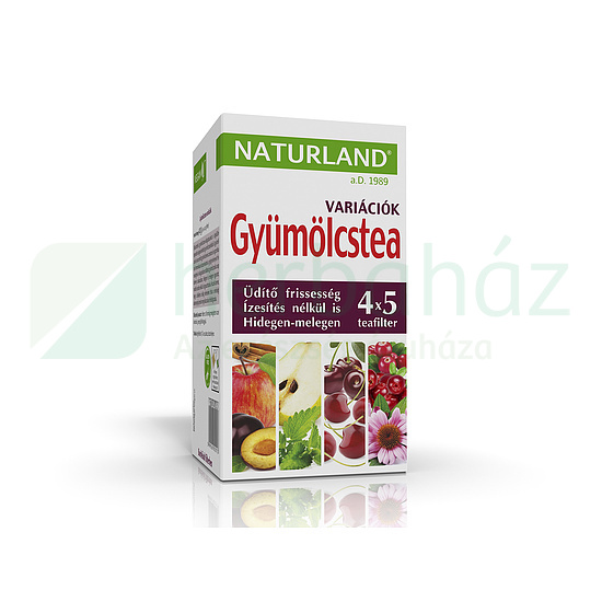 NATURLAND GYÜMÖLCSTEA VARIÁCIÓK FILTERES 20DB