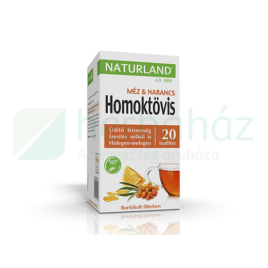 NATURLAND HOMOKTÖVIS MÉZ&NARANCS GYÜMÖLCSÖS ÍZÉLMÉNY TEA 20DB