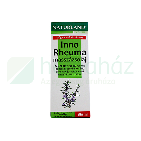 NATURLAND INNO RHEUMA MASSZÁZSOLAJ 180ML