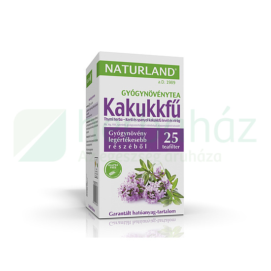 NATURLAND KAKUKKFŰ TEA FILTERES 25DB