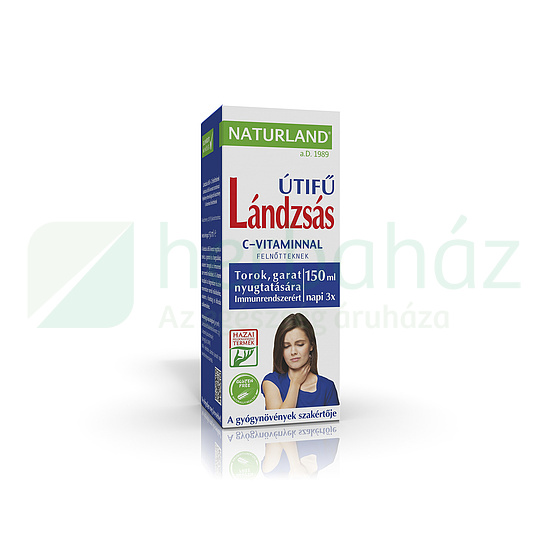 NATURLAND LÁNDZSÁS ÚTIFŰ+C-VITAMIN FELNŐTT SZIRUP 150ML