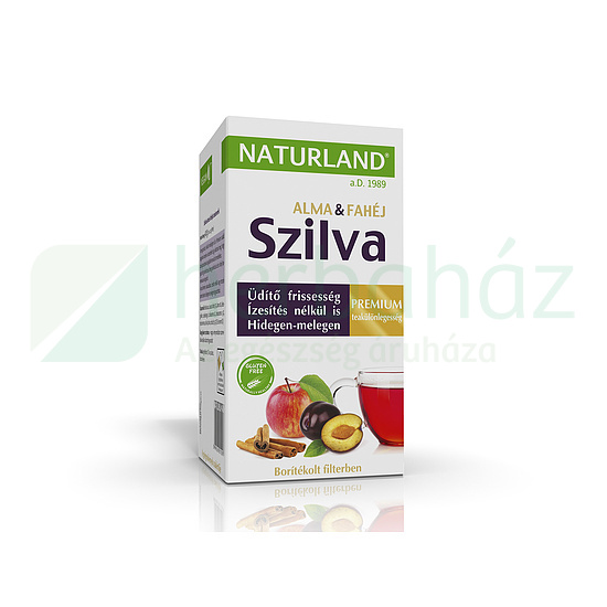 NATURLAND PRÉMIUM SZILVÁS-ALMÁS-FAHÉJAS TEA 20DB