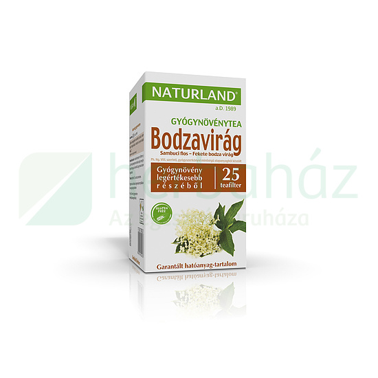 NATURLAND TEA BODZAVIRÁG FILTERES 25DB