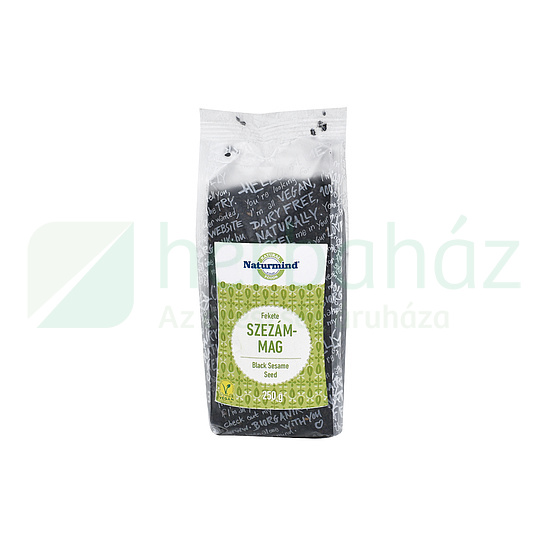 NATURMIND NATÚR FEKETE SZEZÁMMAG 250G