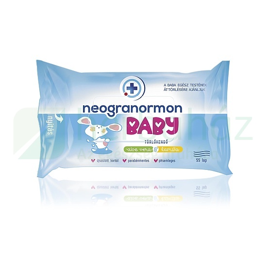 NEOGRANORMON BABY TÖRLŐKENDŐ ALOE VERA + KAMILLA 55DB