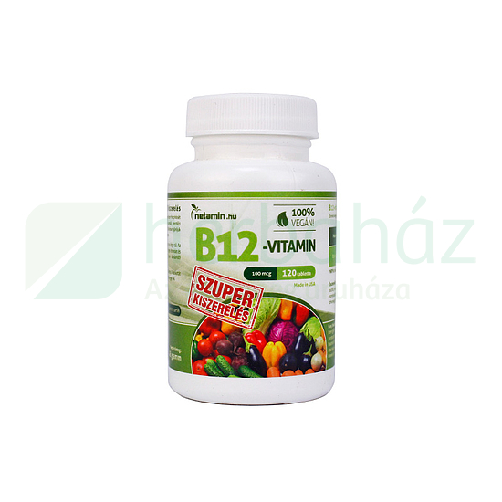 NETAMIN B-12 VITAMIN SZUPER 120DB