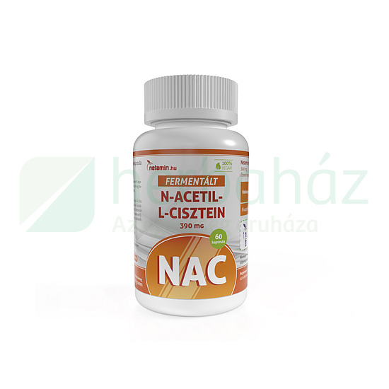 NETAMIN FERMENTÁLT N-ACETIL L-CISZTEIN KAPSZULA 390 MG NAC 60DB