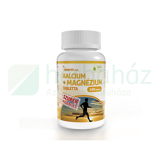 NETAMIN KALCIUM+MAGNÉZIUM TABLETTA 100DB